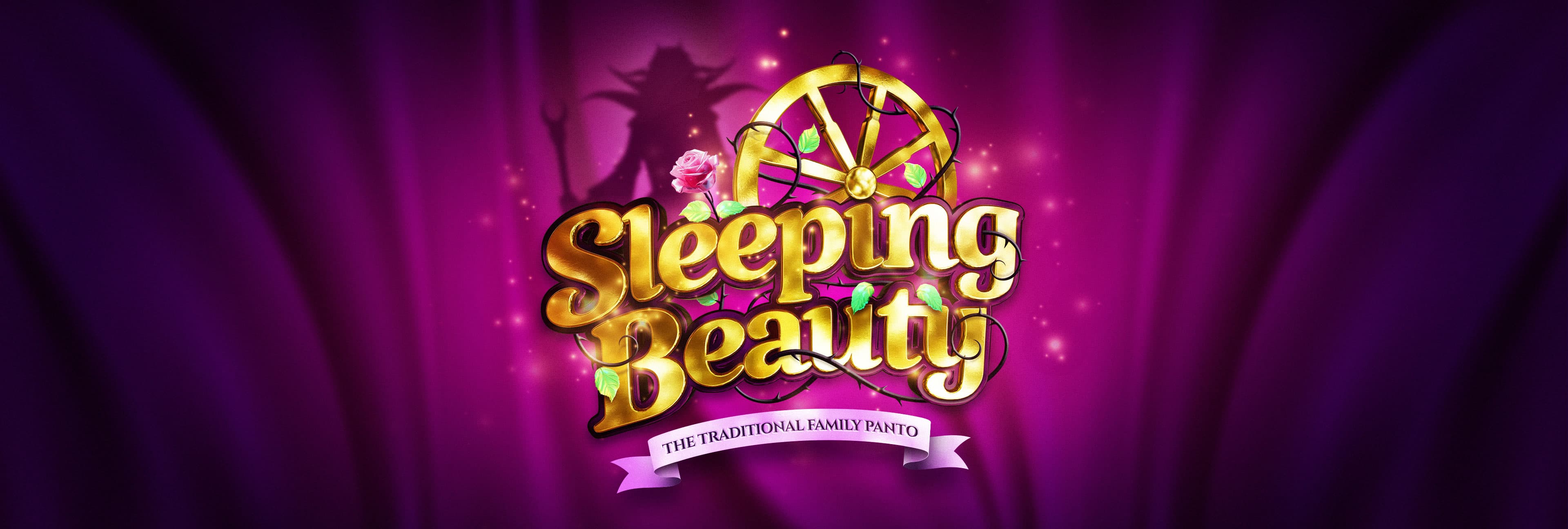 Sleeping Beauty Logo for the Pavilion Theatre Pantomime in Gorleston, Great Yarmouth 2026