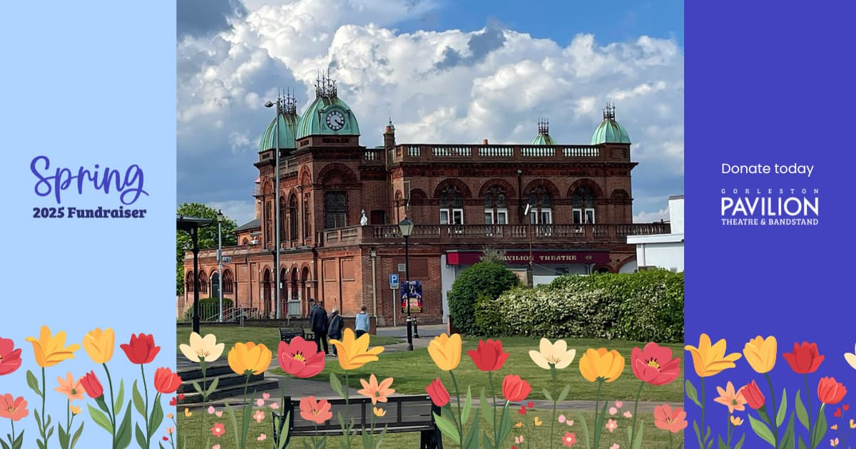 Image of the Pavilion Theatre building featuring the words ''