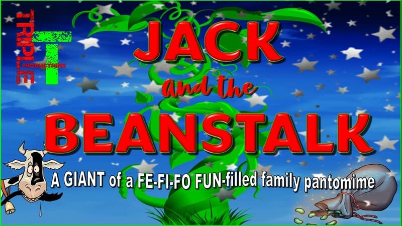 Poster for the Jack and the Beanstalk performance at the Gorleston Pavilion Theatre