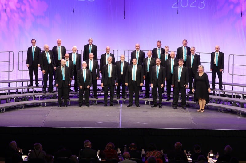 Poster for the Fine City Chorus performance at the Gorleston Pavilion Theatre