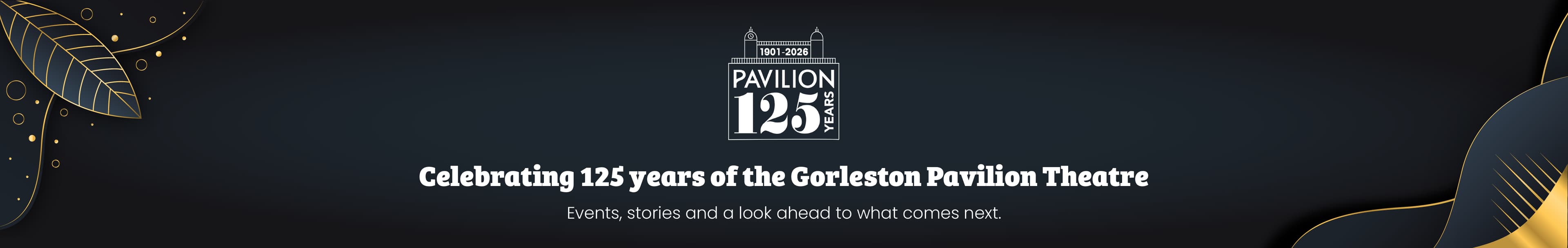 Logo for the Gorleston Pavilion 125th Anniversary Banner